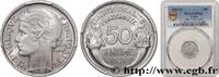 FRANCE 50 centimes Morlon, légère IV REPUBLIC Beaumont-le-Roger 1947 (18mm, 0,70g, 6h) -