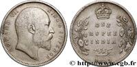 BRITISH INDIA 1 Rupee (Roupie) Edouard VII BRITISH INDIA Bombay 1903 (30,6mm, 11,57g, 12h) -