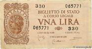 ITALY 1 Lire ITALY 1 Lire 1944 F -