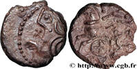 FRANCE Denier KALETEDOY à la rouelle GALLIA BELGICA - LINGONES (Area of Langres) c. 80-50 AC. (12mm, 1,20g, 9h) -