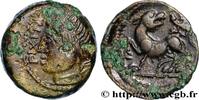 FRANCE Bronze PIXTILOS classe II à la louve et au lézard GALLIA - CARNUTES (Beauce area) Chartres (28) c. 40-30 AC. (17mm, 4,80g, 7h) -