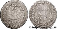 FRANCE IIII sols LOUIS XIV THE SUN KING Strasbourg 1682 (23mm, 2,59g, 6h) -