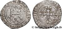 FRANCE Gros dit florette CHARLES VI LE FOU ou LE BIEN AIMÉ / THE BELOVED or THE MAD Auxerre n.d. (23mm, 2,40g, 1h) -