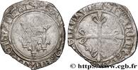 FRANCE Gros dit florette HEIR APPARENT, CHARLES, REGENCY - COINAGE IN THE NAME OF CHARLES VI Pont-Saint-Esprit n.d. (25mm, 2,47g, 10h) -