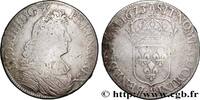 FRANCE Écu, portrait à la cravate courte LOUIS XIV THE SUN KING Paris 1673 (38,5mm, 26,88g, 6h) -