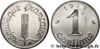 FRANCE Piéfort acier de 1 centime Épi PIEFORTS Paris 1973 (15mm, 3,30g, 6h) -