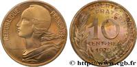 FRANCE Piéfort Br-Al de 10 centimes Marianne PIEFORTS Pessac 1979 (20mm, 6g, 6h) -