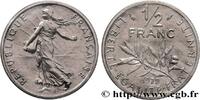 FRANCE Piéfort nickel de 1/2 franc Semeuse PIEFORTS Pessac 1979 (19,5mm, 9g, 6h) -