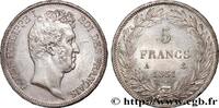 FRANCE 5 francs type Tiolier avec le I, tranche en relief LOUIS-PHILIPPE I Paris 1831 (37mm, 25,09g, 6h) -