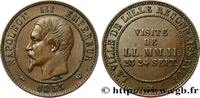FRANCE Module de dix centimes, Visite impériale à Lille l SECOND EMPIRE Lille 1853 (30mm, 10,28g, 12h) -