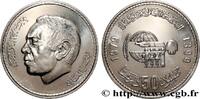 MOROCCO 50 Dirhams roi Hassan II AH 1399 année internation MOROCCO 1979 (42mm, 35,00g, 6h) -