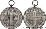 FRANCE Médaille, Saint Benoit VATICAN ET ÉTATS PONTIFICAUX Italie, Rome (1880) (51,50mm, 44,01g, 12h) -