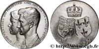 FRANCE Médaille, Mariage de Diane et Carl Herzog von Würt AMOUR ET MARIAGE 1960 (40mm, 29,55g, 12h) -