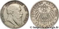 GERMANY - GRAND DUCHY OF BADEN - FREDERICK I 5 Mark GERMANY - GRAND DUCHY OF BADEN - FREDERICK I Karlsruhe 1903 (38mm, 27,64g, 12h) -