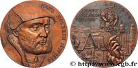 FRANCE Médaille, Hans Holbein le Jeune ARTISTES : GRAVEURS, PEINTRES, SCULPTEURS Monnaie de Paris 1966 (68mm, 156,9g, 12h) -