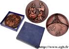 FRANCE Médaille, Le don de Dieu MÉDAILLES RELIGIEUSES Monnaie de Paris 1976 (69mm, 216,97g, 12h) -
