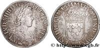 FRANCE Écu, portrait à la mèche longue LOUIS XIV THE SUN KING Paris 1651 (38mm, 27,35g, 6h) -