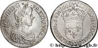 FRANCE Écu, portrait à la mèche longue LOUIS XIV THE SUN KING Montpellier 1649 (39mm, 27,24g, 6h) -