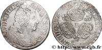 FRANCE Écu aux trois couronnes LOUIS XIV THE SUN KING Rouen 1709 (41mm, 30,53g, 6h) -