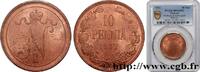 FINLAND 10 Pennia monogramme Tsar Nicolas II FINLAND Helsinki 1917 (30mm, 12,80g, 12h) -
