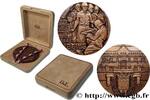 FRANCE Médaille, Capitulation allemande SECONDE GUERRE WWII 51 - Reims 1945 (67mm, 166,83g, 12h) -