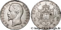 FRANCE 5 francs Napoléon III, tête nue SECOND EMPIRE Paris 1858 (37mm, 24,74g, 6h) -