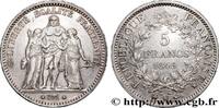 FRANCE 5 francs Hercule, IIe République II REPUBLIC Strasbourg 1849 (37mm, 25,05g, 6h) -