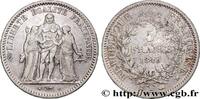 FRANCE 5 francs Hercule, IIe République II REPUBLIC Bordeaux 1849 (37mm, 24,85g, 6h) -