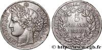 FRANCE 5 francs Cérès, IIe République II REPUBLIC Bordeaux 1850 (37mm, 24,78g, 6h) -