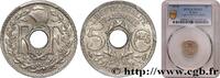 FRANCE 5 centimes Lindauer, maillechort, avec étoile III REPUBLIC 1938 (17mm, 1,61g, 6h) -