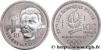 FRANCE Essai Belle Épreuve de 100 francs Jeux Olympiques COMMEMORATIVE COINS MONNAIE DE PARIS Paris 1991 (37mm, 15g, 6h) -