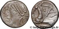FRANCE Denier KALETEDOY, au delta renversé GALLIA BELGICA - LINGONES (Area of Langres) c. 80-50 AC. (12mm, 1,92g, 9h) -