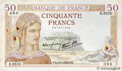 FRANCE 50 Francs CÉRÈS modifié FRANCE 50 Francs CÉRÈS modifié 1939 F -