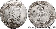 FRANCE Franc au col plat HENRY III Rouen 1585 (32,5mm, 13,16g, 12h) -