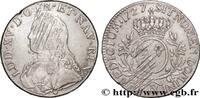FRANCE Écu aux branches d'olivier, buste habillé LOUIS XV THE BELOVED Aix-en-Provence 1727 (39,5mm, 29,28g, 6h) -