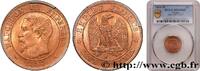 FRANCE Deux centimes Napoléon III, tête nue SECOND EMPIRE Lille 1854 (20mm, 2g, 6h) -