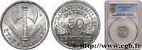 FRANCE 50 centimes Francisque, légère FRENCH STATE Castelsarrasin 1944 (18mm, 0,7g, 6h) -
