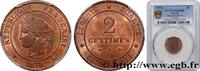 FRANCE 2 centimes Cérès III REPUBLIC Paris 1879 (20mm, 2g, 6h) -