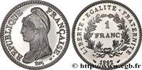 FRANCE Belle Épreuve 1 franc République COMMEMORATIVE COINS MONNAIE DE PARIS Paris 1992 (28mm, 15,55g, 6h) -