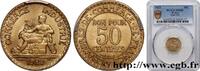 FRANCE 50 centimes Chambres de Commerce III REPUBLIC 1929 (18,14mm, 2g, 6h) -