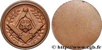 FRANCE Médaille, Symboles franc-maçonnique FRANC - MAÇONNERIE n.d. (24mm, 7,63g, 12h) -