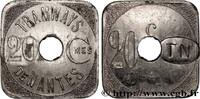 TRANSPORTATION (TRAINS, BUSES, TRAMS, BOATS, ETC.) 20 Centimes - Tramways de Nantes TRANSPORTATION (TRAINS, BUSES, TRAMS, BOATS, ETC.) Nantes n.d. (25mm, 4,18g, 12h) -
