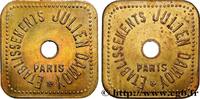 COMPANIES, INDUSTRIES AND MISCELLANEOUS TRADES Jeton - Établissements Julien Damoy COMPANIES, INDUSTRIES AND MISCELLANEOUS TRADES Paris n.d. (30mm, 7,29g, 12h) -