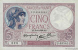 FRANCE 5 Francs FEMME CASQUÉE modifié FRANCE 5 Francs FEMME CASQUÉE modifié 1939 AU- -