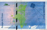 FRANCE 50 Francs SAINT-EXUPÉRY Fauté FRANCE 50 Francs SAINT-EXUPÉRY Fauté 1992 UNC -