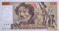 FRANCE 100 Francs DELACROIX imprimé en continu FRANCE 100 Francs DELACROIX imprimé en continu 1990 UNC- -
