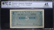 DENMARK 5 Kroner DENMARK 5 Kroner 1945 XF -