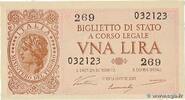 ITALY 1 Lire Numéro spécial ITALY 1 Lire Numéro spécial 1944 UNC -
