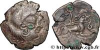 FRANCE Statère de billon, classe IVa au nez orné CORIOSOLITÆ (Area of Corseul, Cotes d'Armor) Saint-Brieuc (22) Ier siècle avant J.-C. (24mm, 5,55g, 5h) -