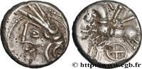 FRANCE Denier KALETEDOY à la rouelle GALLIA BELGICA - LINGONES (Area of Langres) c. 80-50 AC. (11,5mm, 1,93g, 5h) -